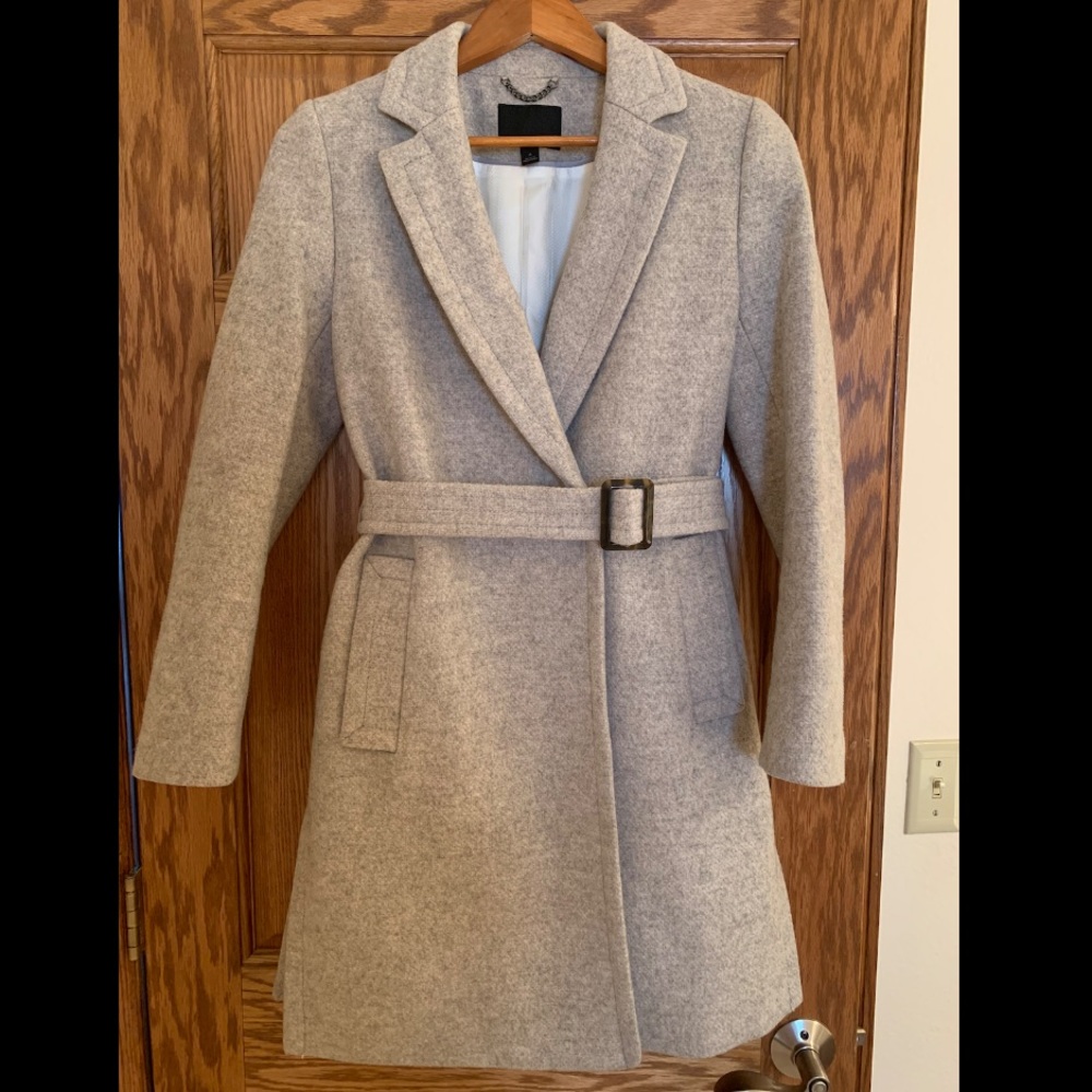 Banana Republic Grey Wool Coat